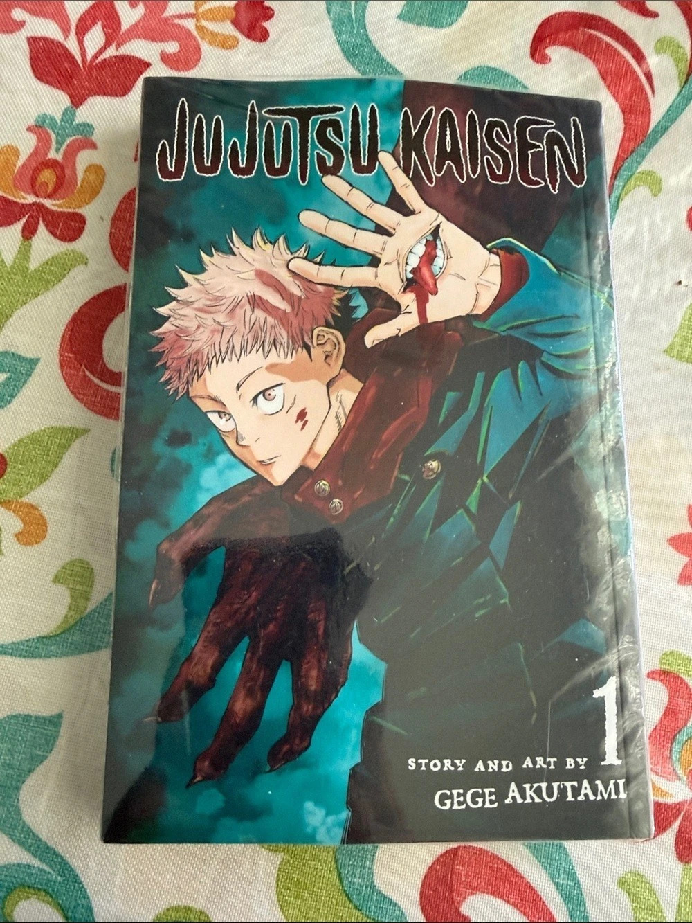 VIZ Media Jujutsu Kaisen, Vol. 1 Manga Black & Blue